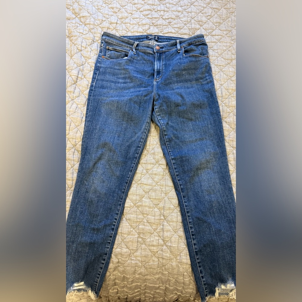 Abercrombie & Fitch Blue Straight Leg Jeans